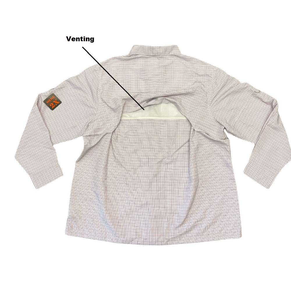 Habit River Gorge vented fishing shirt